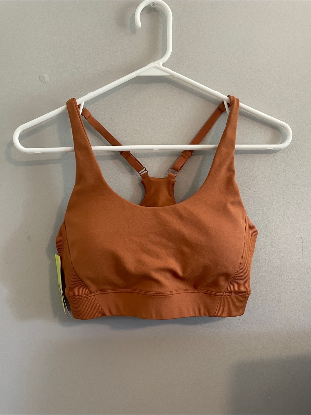 all in motion Rust Brown Seamless Racerback Sports Bralette